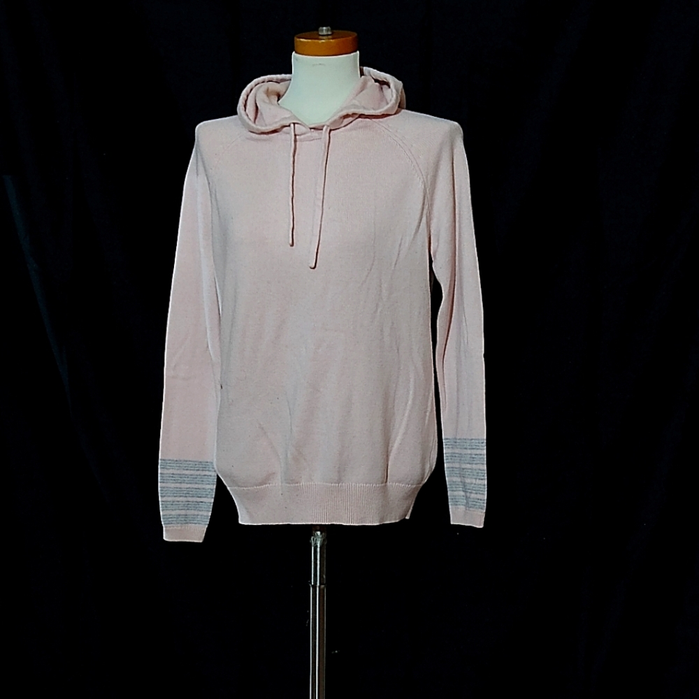 8) Boden Knit Pullover Hoodie Sweater